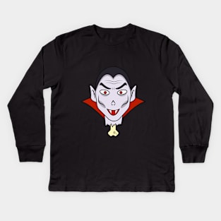 The vampire Count Dracula. Nosferatu. Kids Long Sleeve T-Shirt